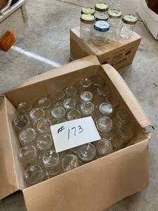lot 173 image: 36 Pint Size Canning Jars