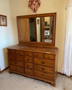 lot 120 image: Dresser With Mirror