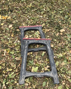 lot 55 image: PVC Folding Sawhorses