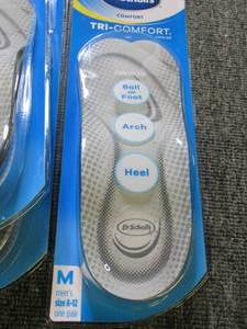 lot 415 image: 11 dr. scholls tri comfort insoles...