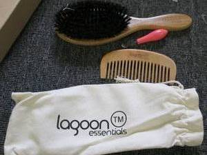 lot 422 image: 2 new best boar bristle brush set f...