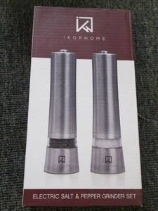 lot 436 image: new electric salt and pepper grinde...