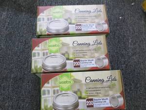 lot 452 image: 600 new regular mouth canning lids ...