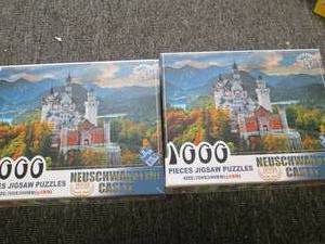 lot 454 image: 2 new 1000 piece jigsaw puzzles ...