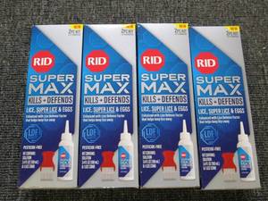 lot 460 image: 4 new rid super max lice and super ...