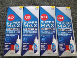 lot 461 image: 4 new rid super max lice and super ...