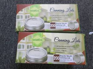 lot 466 image: new 400 regular mouth canning lids ...