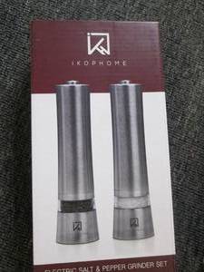 lot 491 image: new electric salt and pepper grinde...