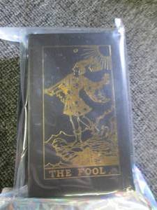 lot 498 image: new gold foil tarot cards ...