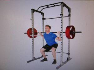 lot 533 image: Fitness Reality Squat Rack Power Ca...