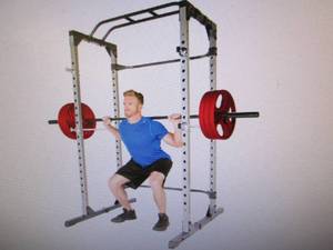 lot 534 image: Fitness Reality Squat Rack Power Ca...