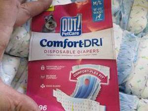 lot 542 image: box of pet diapers ...