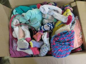 lot 559 image: box of kids clothes ...