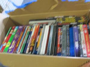 lot 562 image: box of dvds...