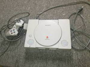 lot 580 image: sony playstation with controller un...