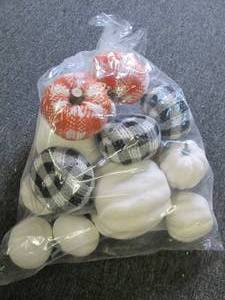 lot 597 image: fake pumpkins ...