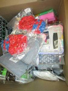 lot 1 image: box of unopened misc items ...