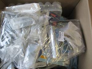 lot 5 image: box of unopened misc items ...