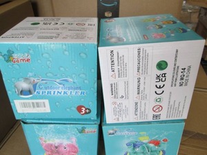 lot 39 image: 4 new outdoor elephant sprinklers ...
