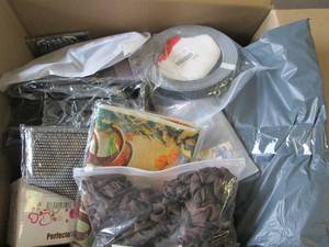 lot 45 image: box of unopened misc items ...
