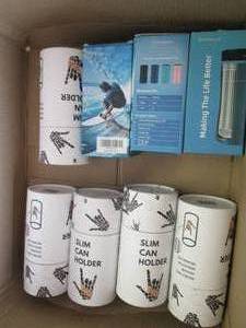 lot 53 image: box of unopened misc items ...