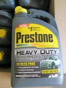 lot 81 image: 81 gallon jugs of prestone heavy d...