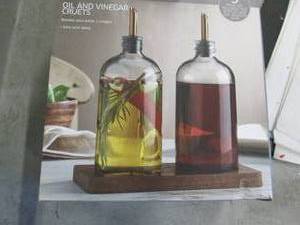 lot 97 image: oil and vinegar cruets ...
