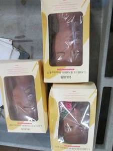 lot 98 image: 3 lash extension practice kits ...