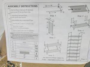 lot 105 image: 8-tier shoe rack ...