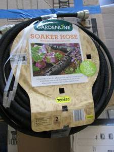 lot 154 image: 50 foot garden line soaker hose ...