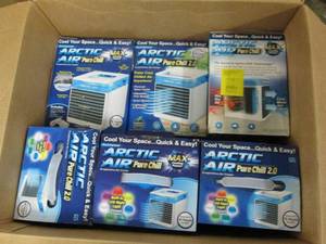 lot 172 image: box of 6 artic air pure chills unte...