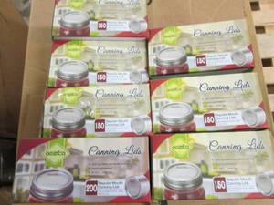 lot 173 image: 1100 regular mouth canning lids ...