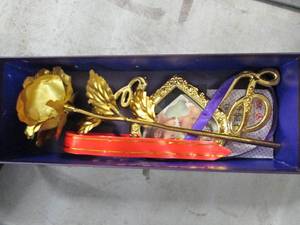 lot 179 image: 24k golden rose ...