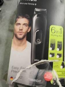 lot 182 image: braun 6 in 1 styling kit ...