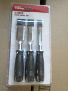 lot 244 image: new hyper tough wood chisel set ...