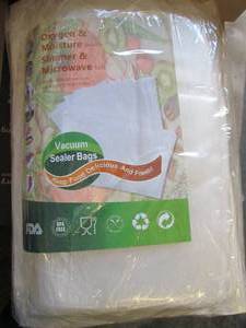 lot 257 image: vacuum sealer bags...