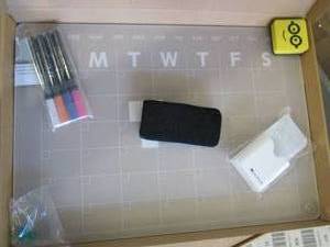 lot 313 image: 6 new clear acrylic dry erase board...