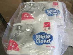 lot 320 image: 8  6 packs of white cloud ultra 3-...