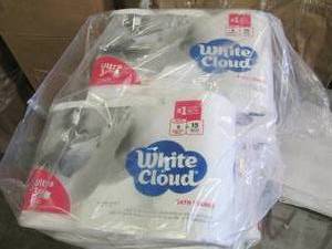 lot 322 image: 8  6 packs of white cloud ultra 3-...