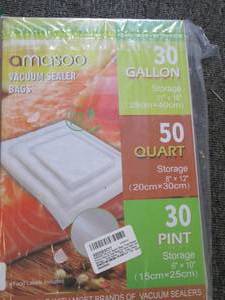 lot 385 image: new vacuum sealer bags ...