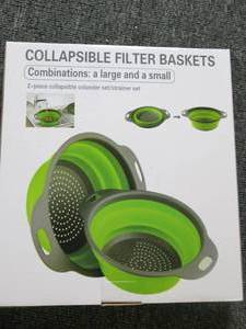 lot 387 image: new collapsible filter baskets ...