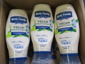 lot 395 image: 311.5 oz bottles of vegan dressing...