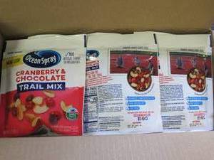 lot 403 image: case of 125 oz bags of ocean spray...