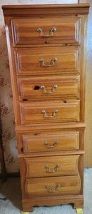 lot 16 image: Vintage High Dresser 20 x 18 x 60