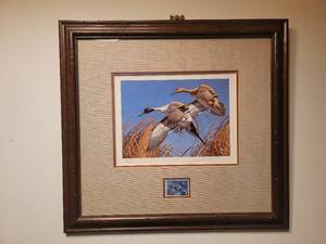 lot 105 image: Vintage 1979 Limited Edition Terry Redlin Custom Framed Print-18.25 x 17.25