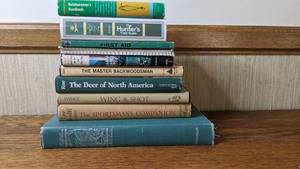 lot 74 image: Ultimate Survivor Vintage Book Collection 10 Hunting & Camping Books