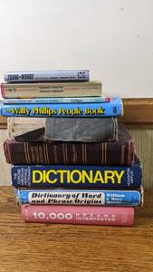 lot 82 image: Dictionary Book Collection-9 Books