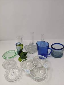 lot 283 image: Vintage Glass Collection-Viking , Fostoria, Hand-Blown Mexican Glass & More
