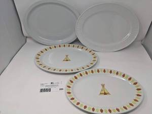 lot 286 image: Mid-Century-Modern Tee Pee Platters