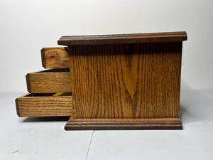 lot 254 image: Rustic Han-Carved Fine Silve Case